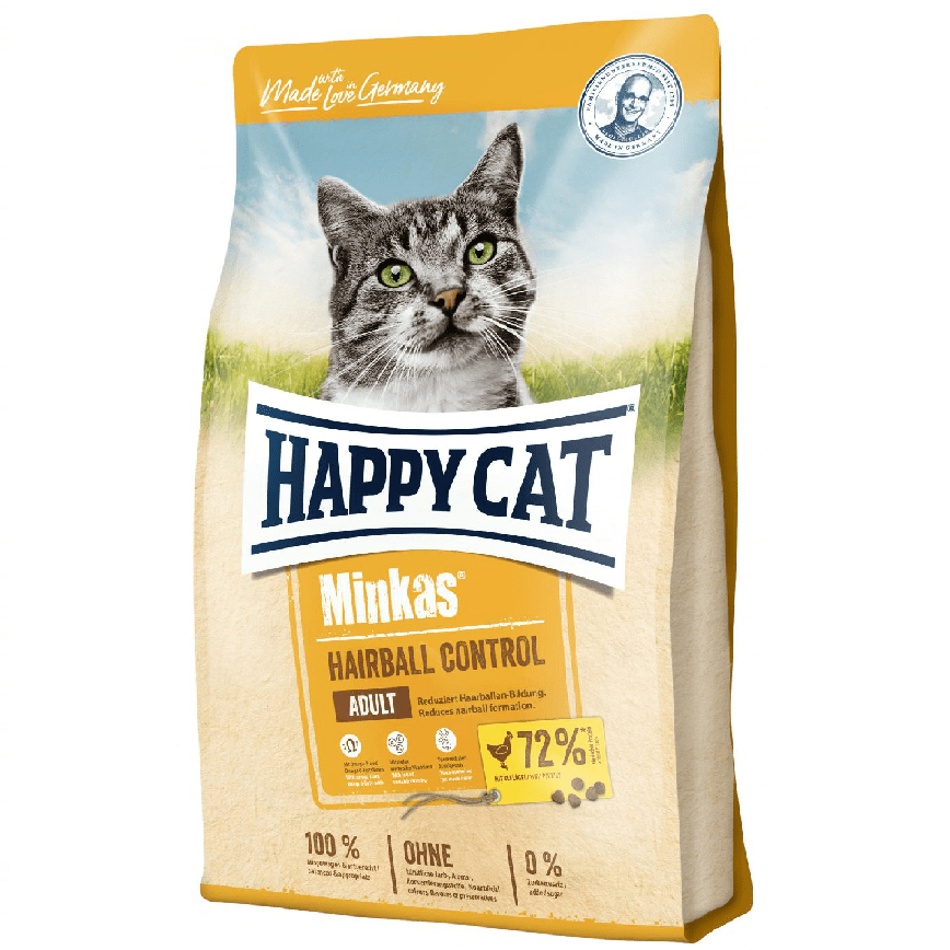 Happy Cat Dry Cat Food Minkas Hairball Control 10kg (70411) (img2)