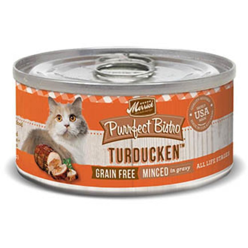 Merrick 無穀物火雞鴨肉雞湯肉粒貓罐頭 Turducken 5.5oz (1813) (img2)