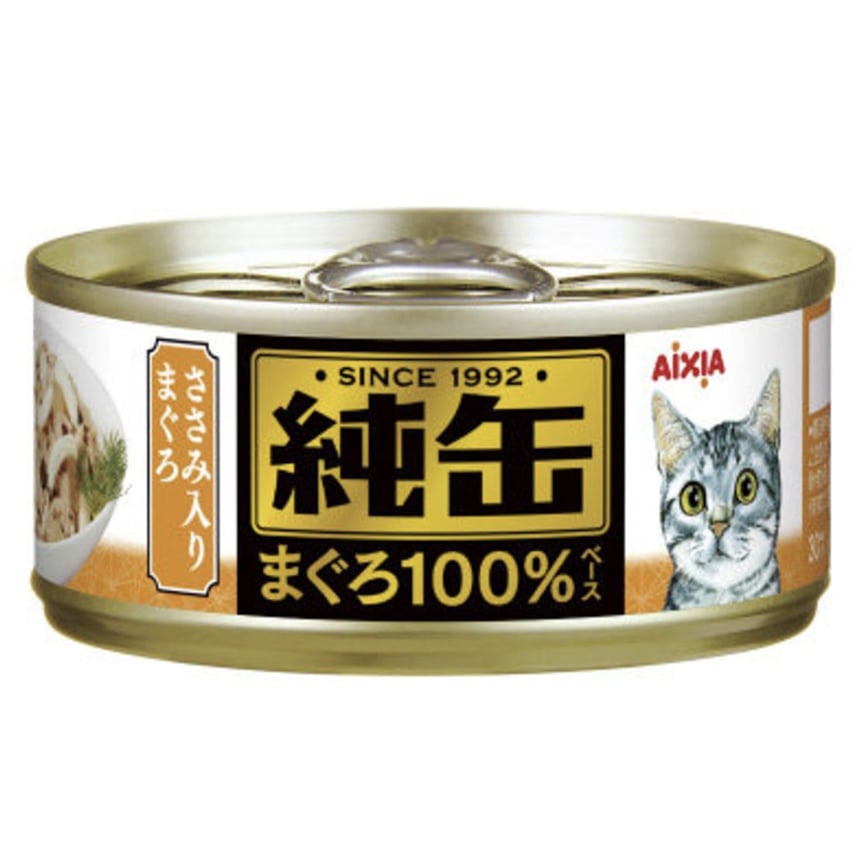 AIXIA 愛喜雅 貓罐頭 純缶系列 吞拿魚+雞肉 65g (JMY-23) (img2)