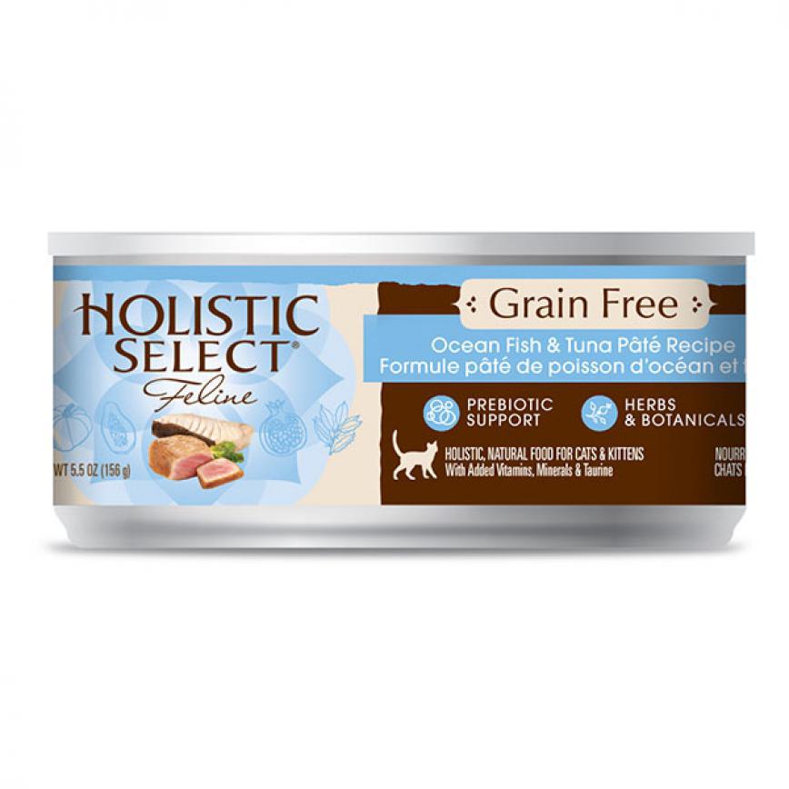 Holistic Select活力滋 無穀物貓罐頭 海洋魚拼吞拿魚配方 5.5oz (HS59042) (img2)