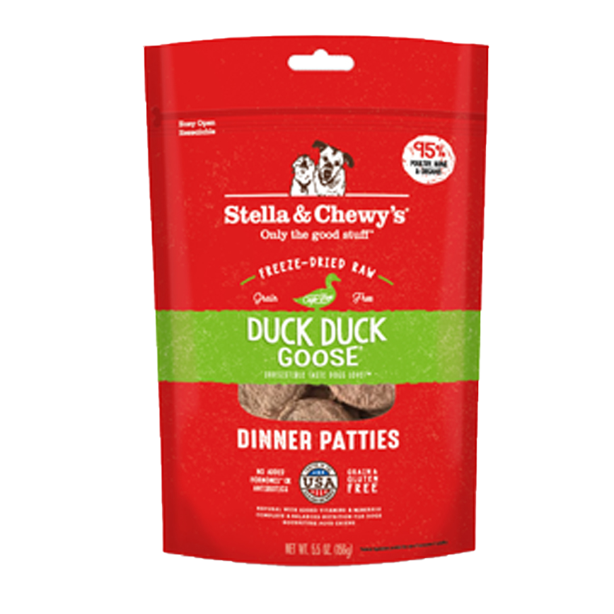 Stella & Chewy's Dry Dog Food Freeze-Dried Dinner Patties Duck Duck Goose 14oz (SC008-A) (img2)