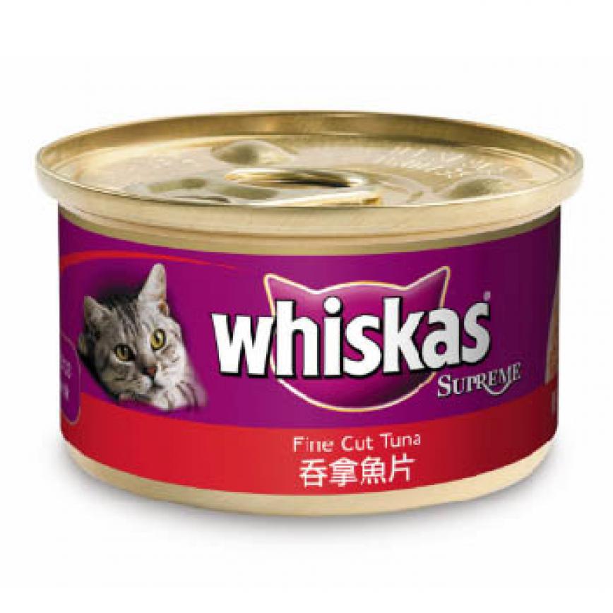 whiskas偉嘉 極品貓罐頭 吞拿魚片 85g (HK04580) (img2)