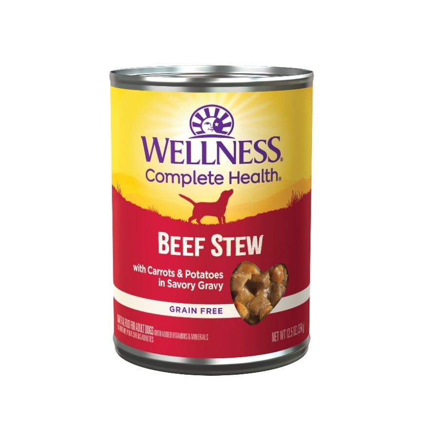 WELLNESS 狗罐頭 Complete Health Grain Free 無穀物 原汁牛柳 12.5oz 354g (紅) (1710) (img2)
