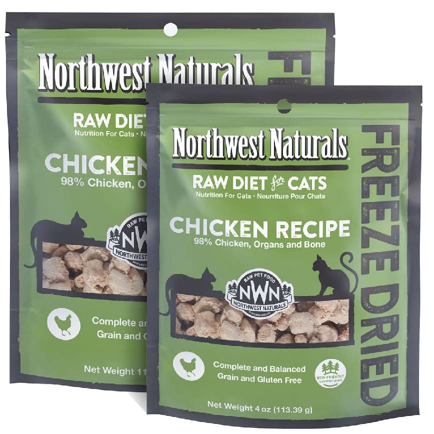 Northwest Naturals Grain Free Frozen Cat Nibbles - CHICKEN DIET FOR CATS 11oz (NWFFD11CX) (img2)