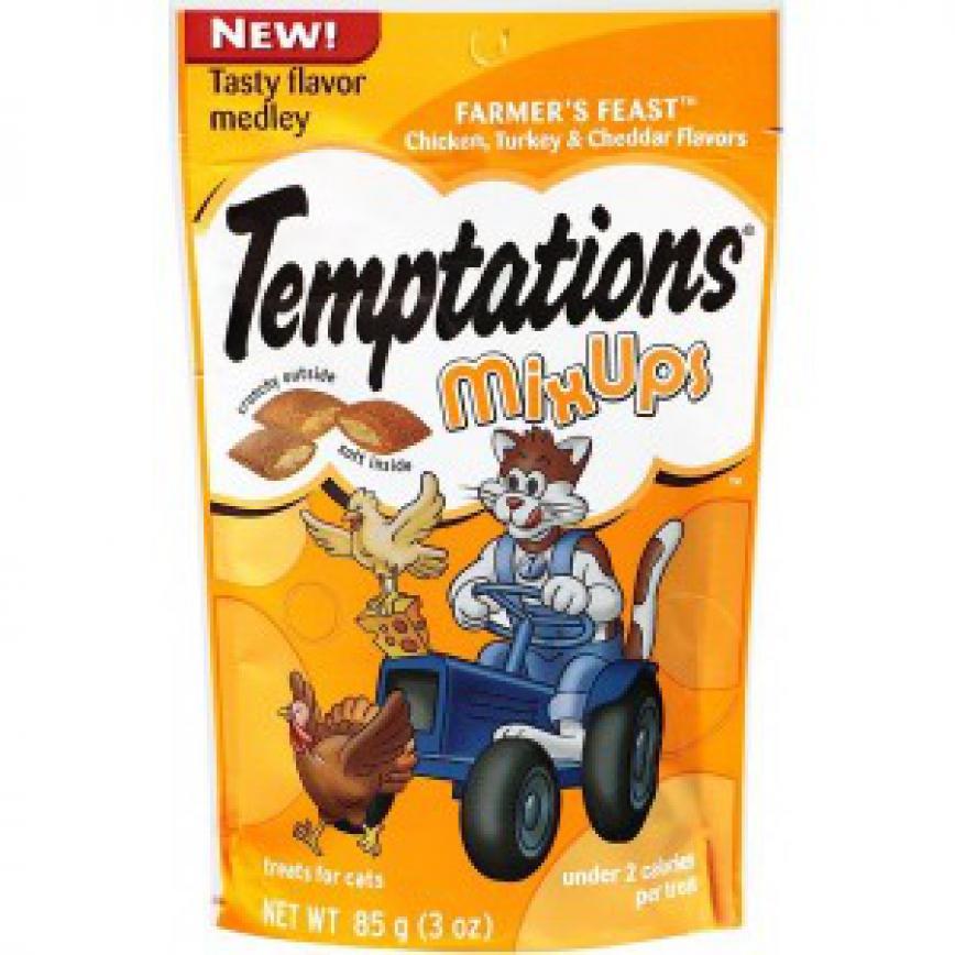 Temptations 三重奏貓零食 雞火雞及芝士 85g (停售) (img2)