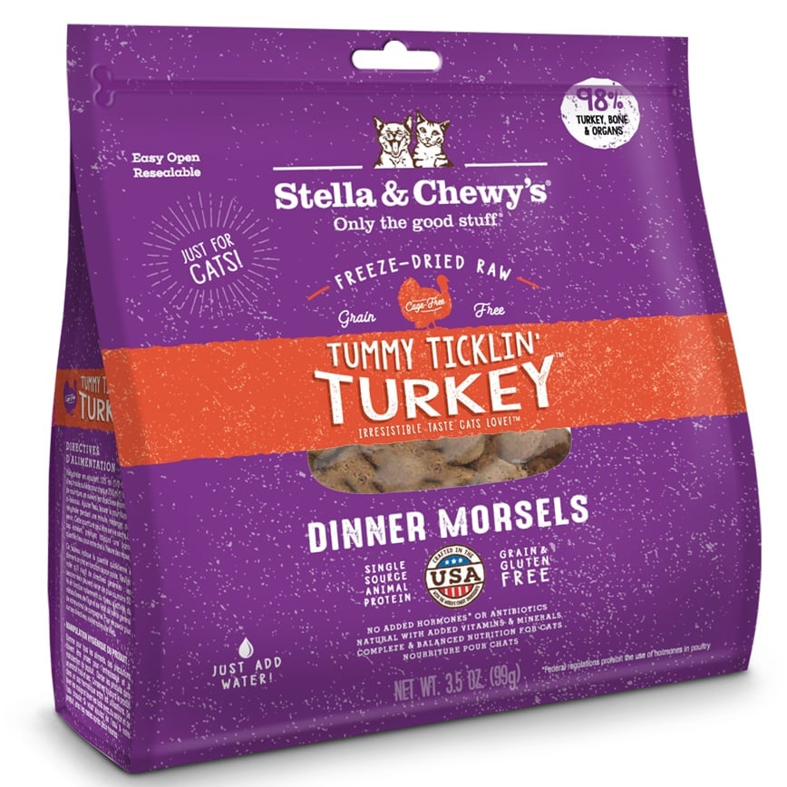 Stella & Chewy's Freeze-Dried Raw Tummy Ticken' Turkey Dinner Morsels 18oz (SC040) (img2)