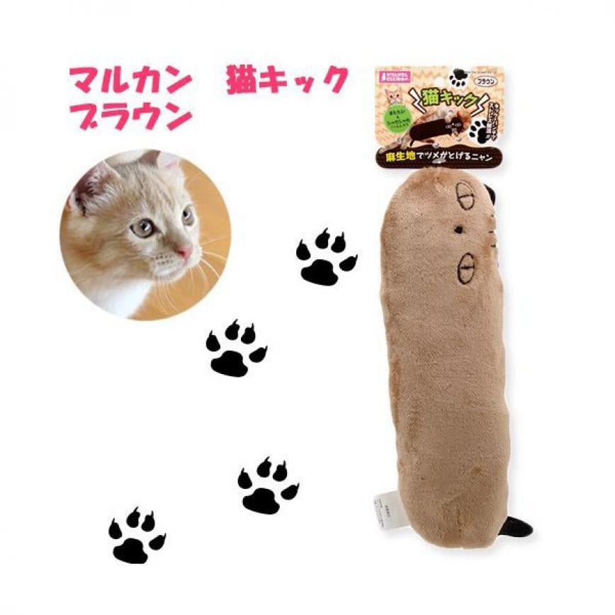 日本MARUKAN 貓咪舒壓踼踼抱枕玩具 (img2)