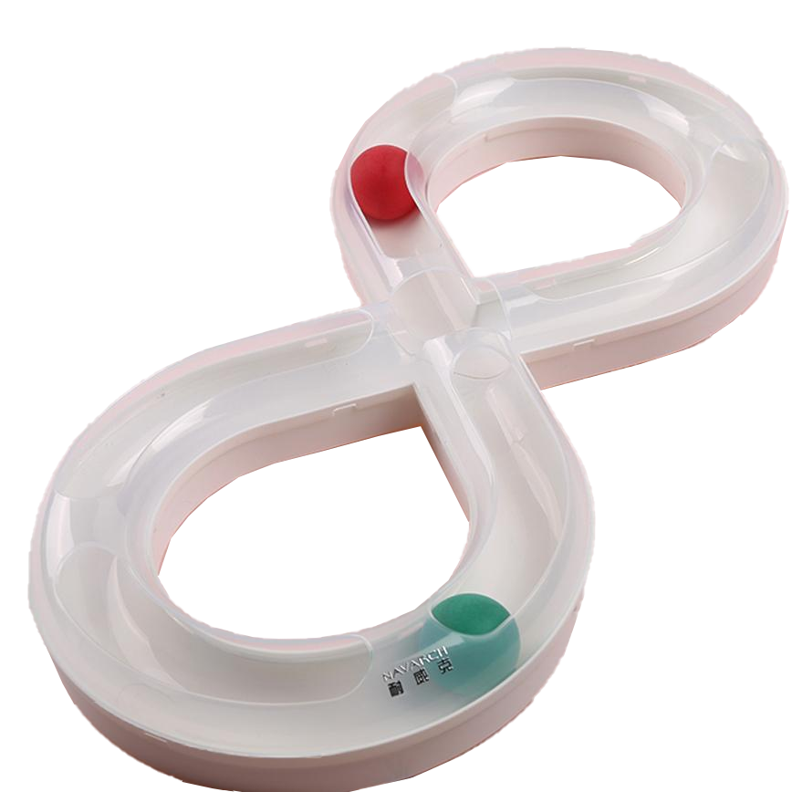 DIY Infinite Figure-Eight Variable Crazy Track Spinning Ball Set (Random Color) (img2)