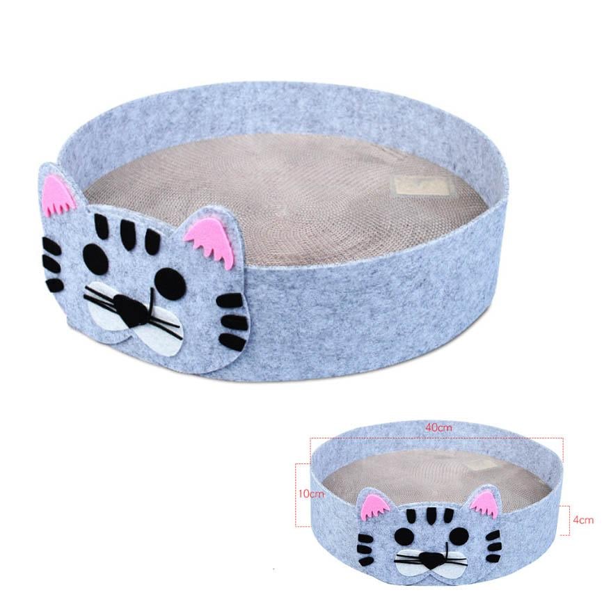 瓦楞紙貓窩 灰大貓 (img2)