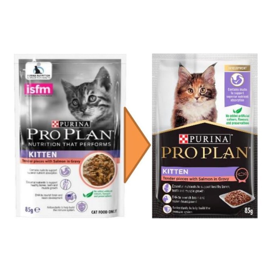 PURINA PROPLAN 冠能 貓濕糧 幼貓配方 醬汁三文魚 85g (12463197) (img2)