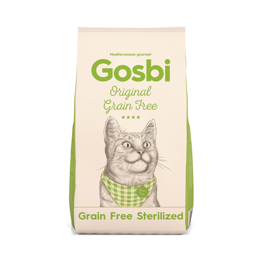 Gosbi Original Dry Cat Food Grain Free for Sterilized 7kg (GCGS) ( Verdant) (img2)