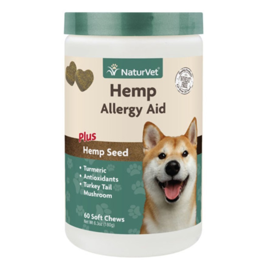 NaturVet Allery Aid HEMP Soft Chew 60ct. (N5901) (img2)