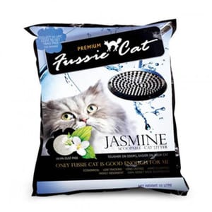 Fussie Fussie Cat 高竇貓礦物砂 茉莉花味 10L 10L 正面圖