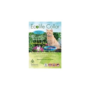 Ecolife Ecolife Collar 貓用天然驅蚤頸帶 粉紅色 貓用 正面圖