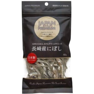 日本ASUKU 日本ASUKU Japan Premium 長崎產天然小魚乾 40g 40g 貓用 正面圖