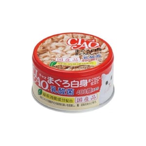 CIAO CIAO 貓罐頭 乳酸菌 白吞拿魚 85g 85g 正面圖