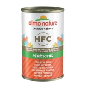 Almo Almo Nature HFC 貓罐頭 雞肉+南瓜 140g 140g  正面圖