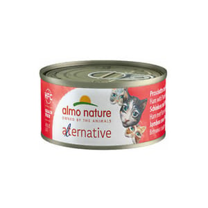 Almo Almo Nature Alternative 貓罐頭 火腿+帕瑪森芝士 70g 70g 正面圖