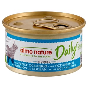 Almo Almo Nature Daily Mousse 成貓罐頭 慕絲主食系列 深海魚肉 85g 85g 正面圖