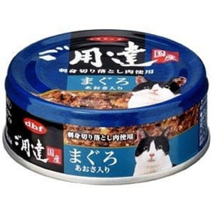 日本d.b.f 日本d.b.f 貓罐頭 吞拿魚雞肉 80g 80g 正面圖
