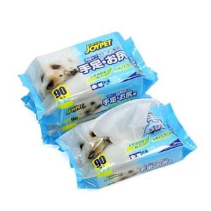日本JOYPET 日本JOYPET 狗狗清潔無香料非酒精 濕紙巾 1包入 1包 正面圖