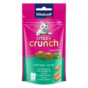 Vitakraft Vitakraft 健齒夾心脆粒 薄荷油dental care WITH PEPPERMINT OIL 60g 60g 正面圖