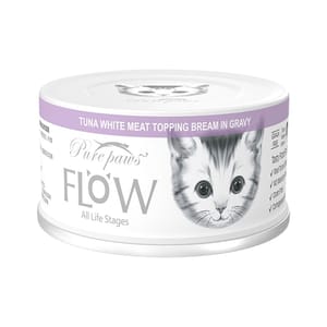 Pure Pure paws 高湯貓罐頭 吞拿魚+鯛魚 80g 80g 正面圖