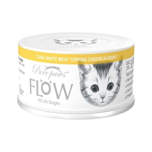 Pure Pure paws 高湯貓罐頭 吞拿魚+芝士 80g 80g 正面圖