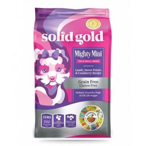 solidgold素力高 solidgold素力高 無穀物乾狗糧-羊肉味 Mighty Mini 11lb 11lb 正面圖