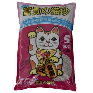 富貴貓砂 富貴貓砂 茉莉花抗菌幼條砂 5kg 5kg 正面圖