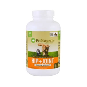 Pet Pet Naturals 功能小食 寵物臀部及關節咀嚼片 160片   正面圖