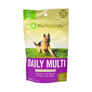 Pet Pet Naturals 功能小食 Daily Multi For Dogs of All Ages 狗狗每日多元營養片 30片   正面圖