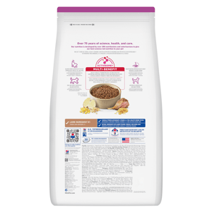Hills Hills 狗糧 小型成犬專用系列羊飯 4.5lb 5lb 背面圖