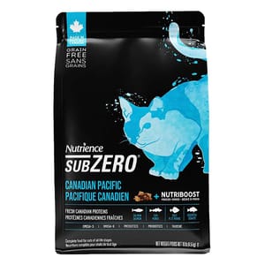 Nutrience Nutrience SUBZERO 無穀物貓糧 全貓配方 凍乾脫水鮮三文魚及鯡魚配七種魚 10lbs 4.5kg 10lb 正面圖