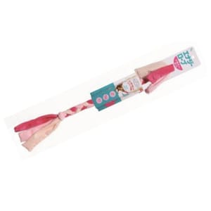 Kyoritsu Kyoritsu Shokai 狗玩具 絨能量繩 粉紅色 70cm 正面圖