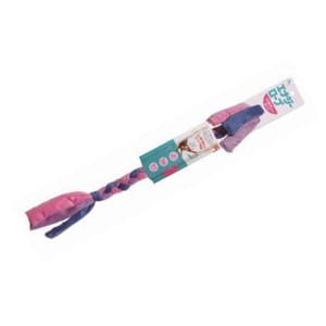 Kyoritsu Kyoritsu Shokai 狗玩具 絨能量繩 紫色 70cm TBS 正面圖