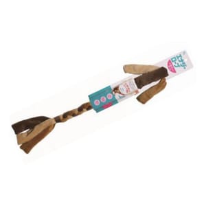 Kyoritsu Kyoritsu Shokai 狗玩具 絨能量繩 啡色 70cm   正面圖