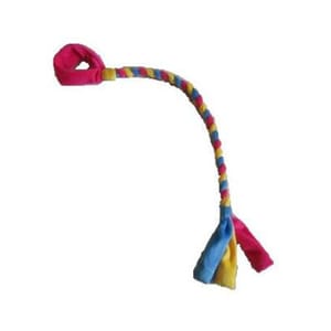 TRUST TRUST ME 狗玩具 勒力運動長織繩 糖果 70cm 正面圖