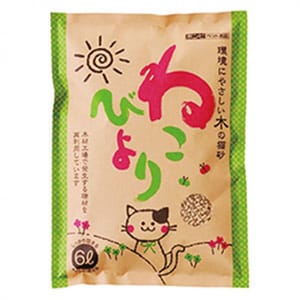 日本Bonbi 日本Bonbi ILOVEPETS 精靈環保木の貓砂 6L 6L 正面圖