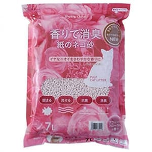 日本Pet's 日本Pet's One甜花香味除臭紙砂 7L 7L 正面圖
