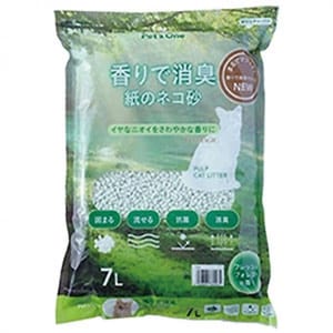 日本Pet's 日本Pet's One森林清新香味除臭紙砂 7L 7L 正面圖