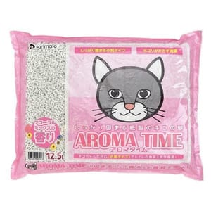 日本SANMATE 日本SANMATE Aroma Time 香薰 紙貓砂 12.5L 5L  正面圖