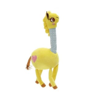 日本Petz 日本Petz Route 狗狗玩具 大動物園毛絨黃色麒麟 一個入 正面圖
