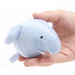日本Petz 日本Petz Route 狗狗玩具 大動物園粉藍大象 一個入 正面圖