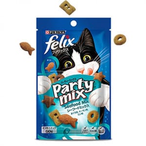 日本Felix 日本Felix Party Mix 貓脆餅 Seafood 雜錦海鮮 60g 60g 正面圖