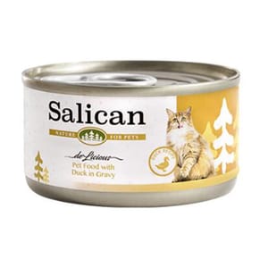 Salican Salican 貓罐頭 肉汁鴨肉 85g 85g 正面圖