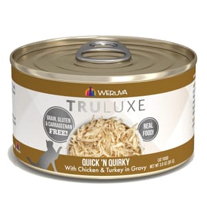 WeRuVa WeRuVa 貓罐頭 主食罐 尊貴系列 無骨及去皮雞胸肉、火雞、雞湯 Quick N Quirky 170g 170g 正面圖