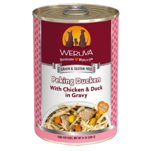 WeRuVa WeRuVa 狗罐頭 經典系列 無骨去皮雞胸肉+鴨胸肉 Peking Ducken 400g 400g  正面圖