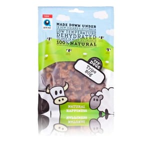 Alfa Alfa Pet 新西蘭風乾脫水無穀物狗小食 羊肚 Lamb Tripefor Dogs 80g 80g 正面圖