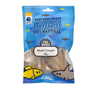 Alfa Alfa Pet 新西蘭風乾脫水無穀物 狗小食 鯊魚鞭 Shark Clasper for Dogs 50g 50g 正面圖